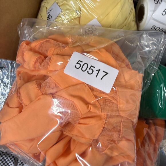 New Ashley Stewart Blouse Women 2X Plus Orange V-Neck 3/4 Sleeve Pullover Casual - Picture 8 of 8